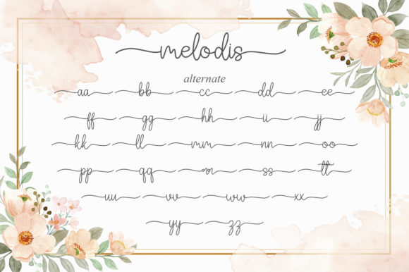 Melodis Font Poster 7