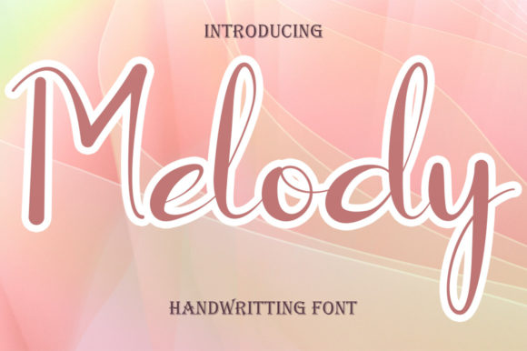 Melody Font Poster 1