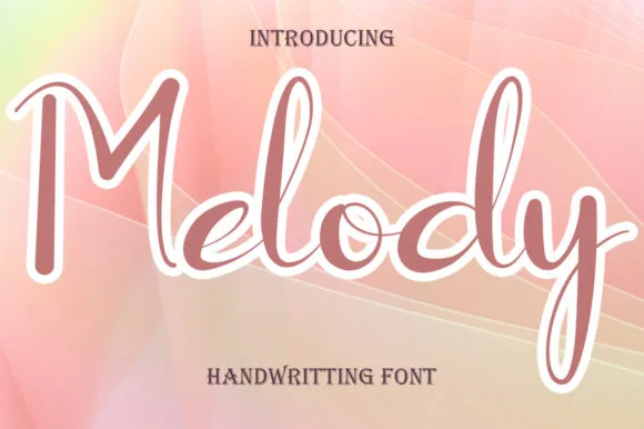 Melody Font Poster 1