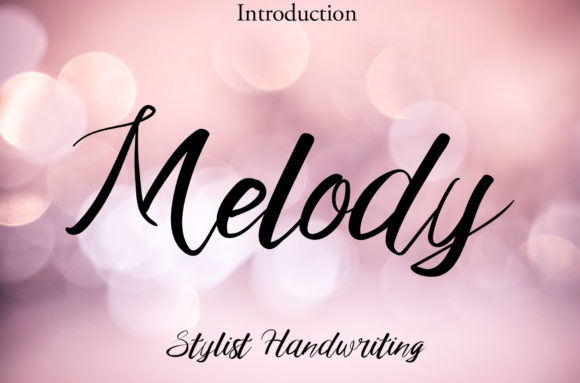 Melody Font Poster 1