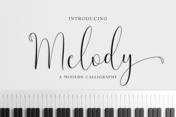 Melody Font Poster 1