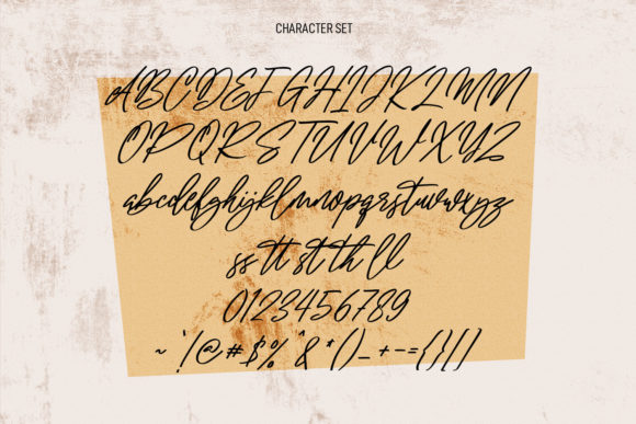 Melody Swell Font Poster 8