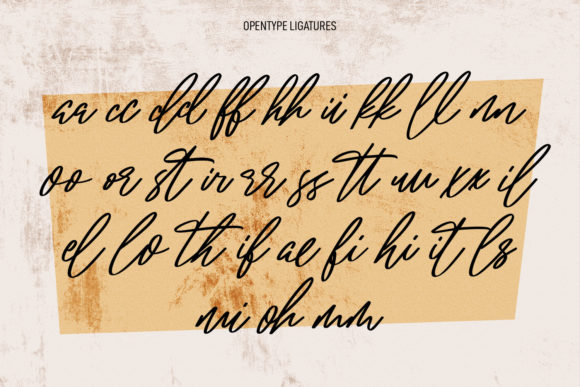 Melody Swell Font Poster 9