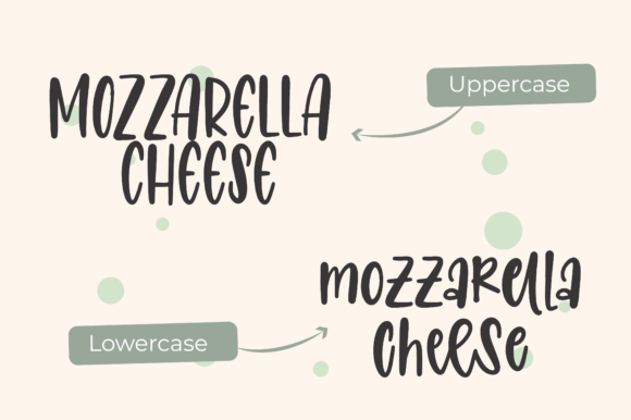 Melted Cheese Font Poster 3