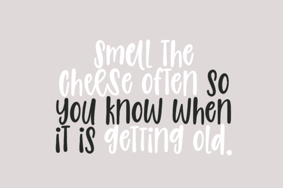 Melted Cheese Font Poster 4
