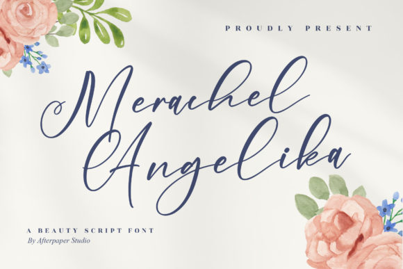 Merachel Angelika Font Poster 1
