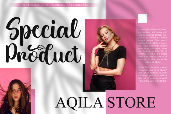 Merlyana Font Poster 3