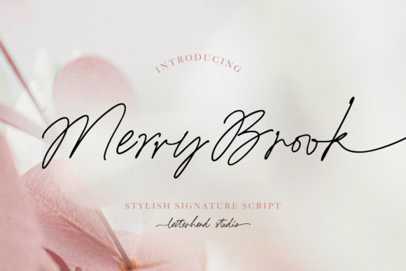 Merry Book Font Poster 1