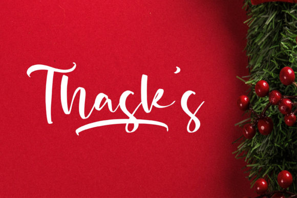 Merry Christmas Font Poster 13