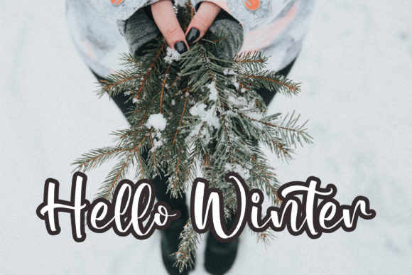 Merry Christmas Font Poster 8