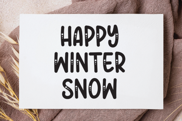Merry Christmas Font Poster 2