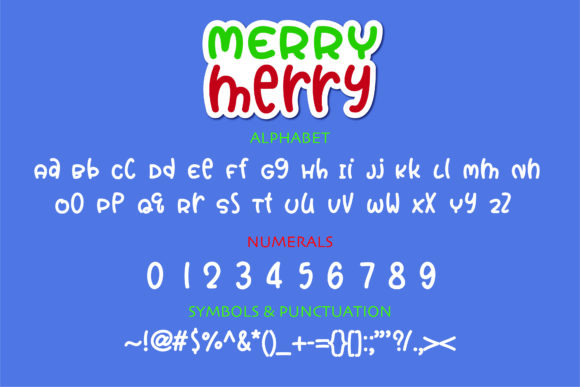 Merry Merry Font Poster 2