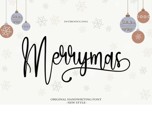 Merrymas Font Poster 1