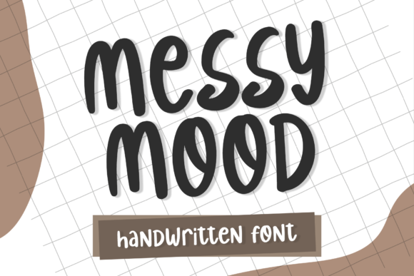 Messy Mood Font Poster 1