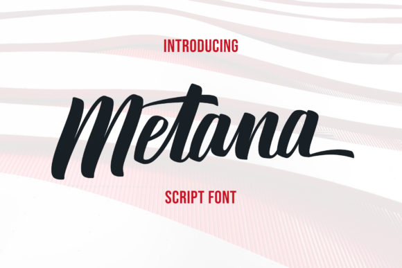 Metana Font Poster 1