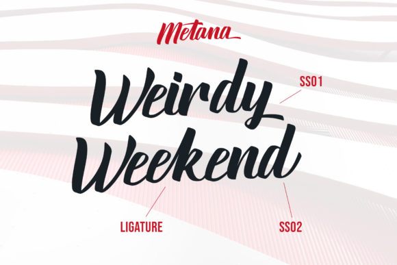 Metana Font Poster 3