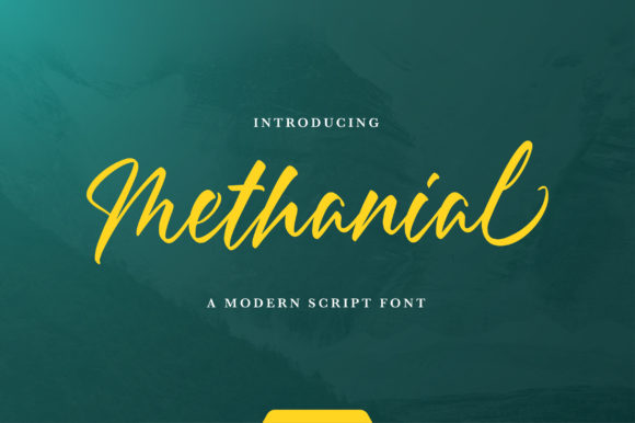 Methanial Font Poster 1