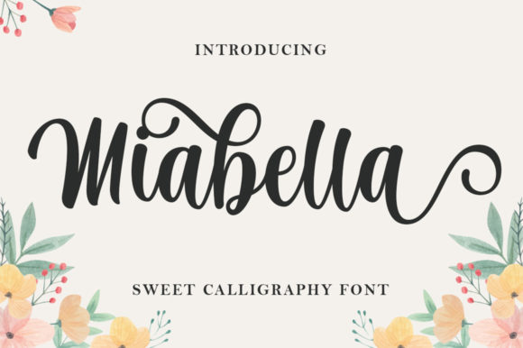 Miabella Font Poster 1