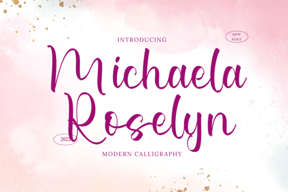 Michaela Roselyn Font Poster 1