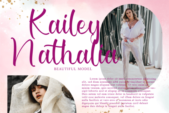 Michaela Roselyn Font Poster 3