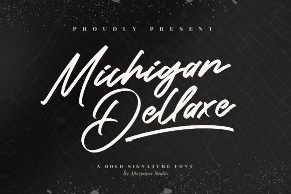 Michigan Dellaxe Font Poster 1