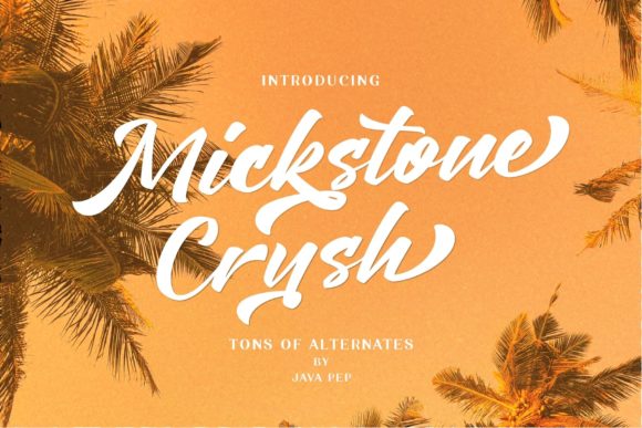 Mickstone Crush Font Poster 1