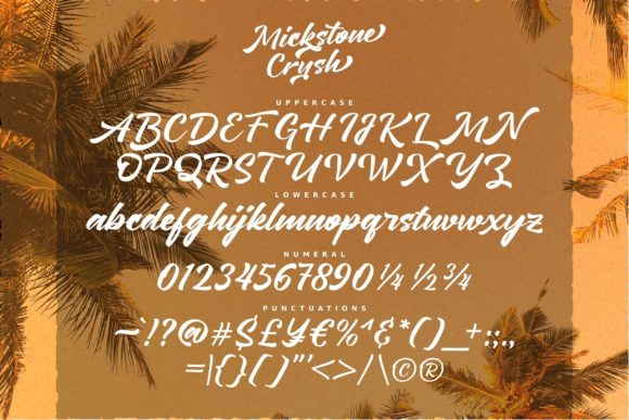 Mickstone Crush Font Poster 11