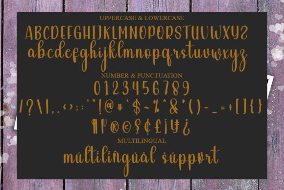 Middlelove Font Poster 7