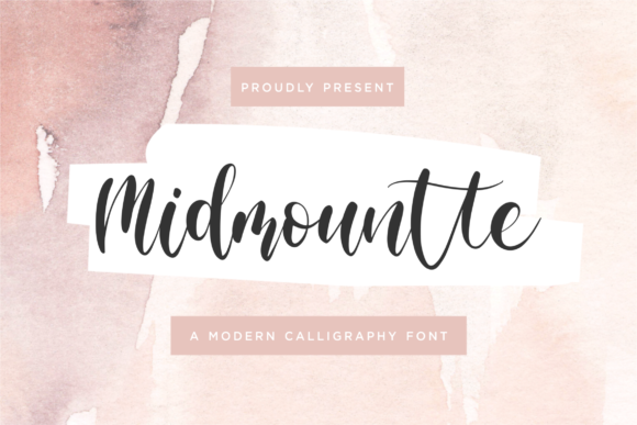 Midmountte Font Poster 1