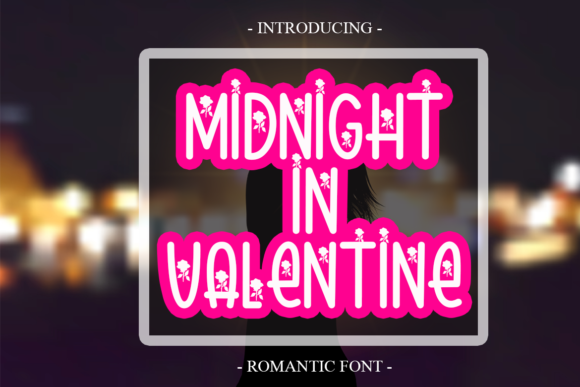 Midnight in Valentine Font Midnight in Valentine Font Poster 1