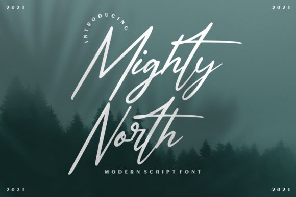 Might North Font Poster 1