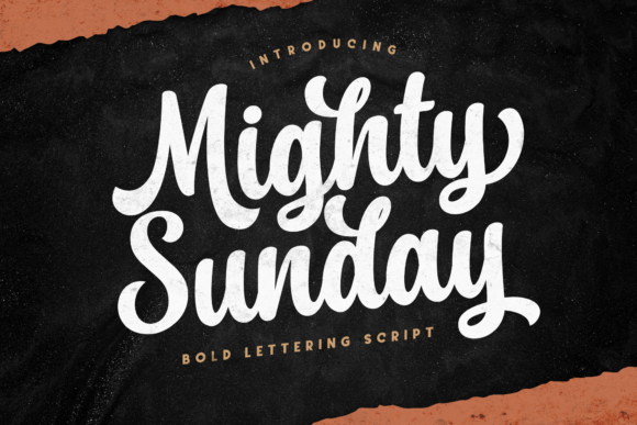 Mighty Sunday Font Poster 1