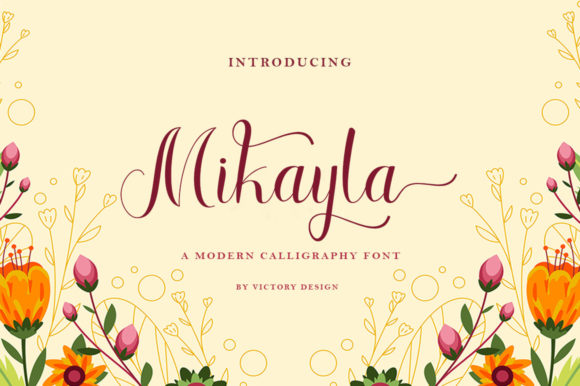 Mikayla Font Poster 1