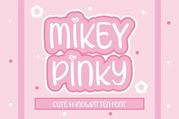 Mikey Pinky Font Poster 1