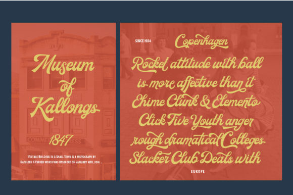 Milestone Font Poster 6