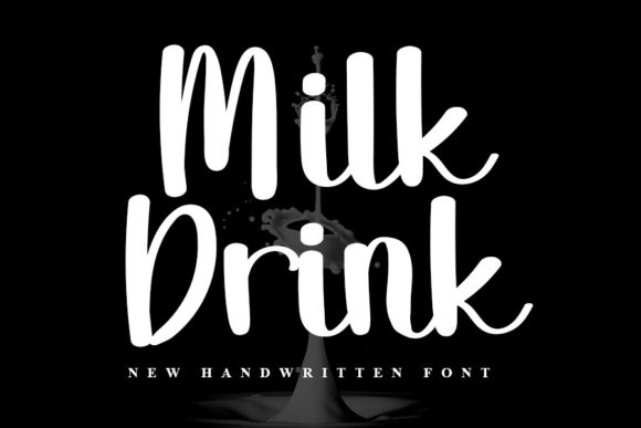 Milk Drink Font