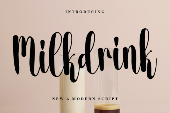 Milkdrink Font Poster 1