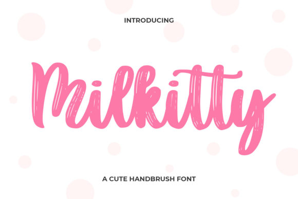 Milkitty Font Poster 1