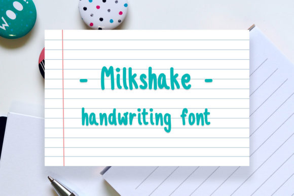 Milkshake Font Poster 1