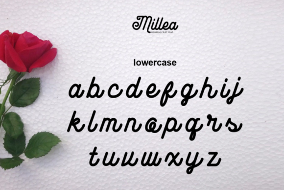 Millea Font Poster 8