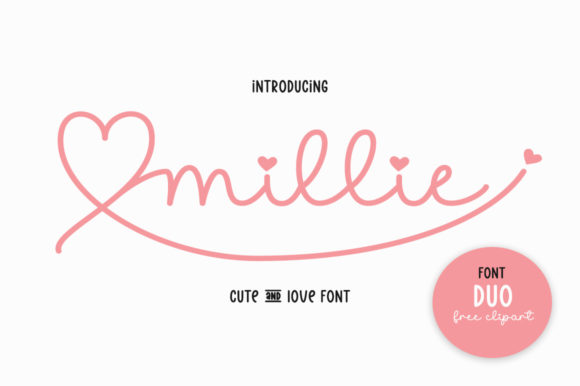 Millie Font Poster 1