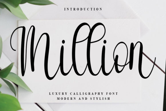 Million Font Poster 1