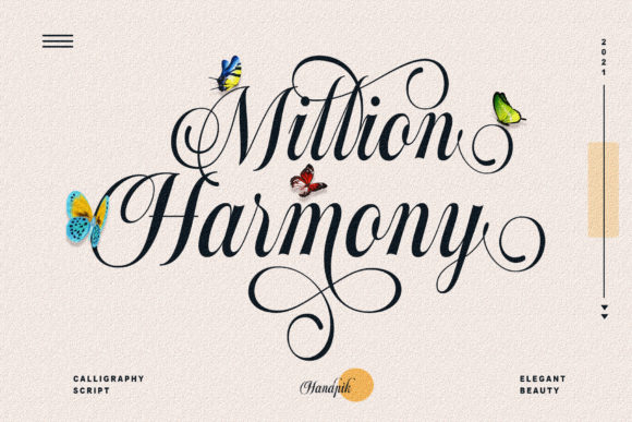 Million Harmony Font