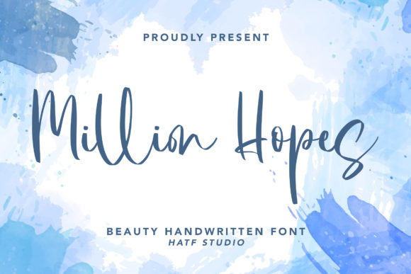 Million Hopes Font Poster 1