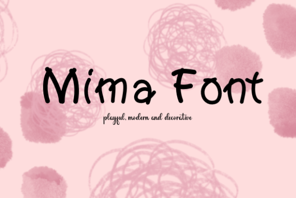 Mima Font Poster 1