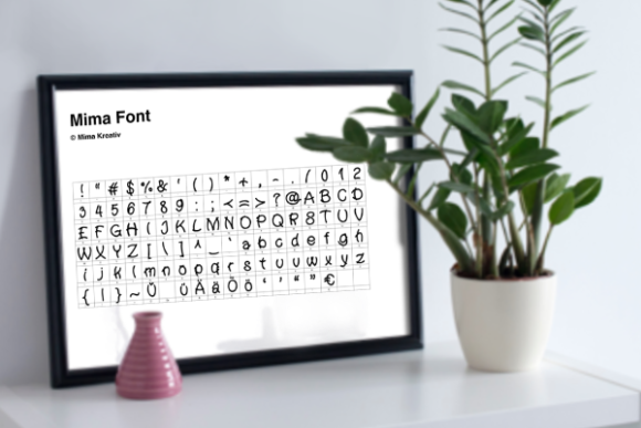 Mima Font Poster 3