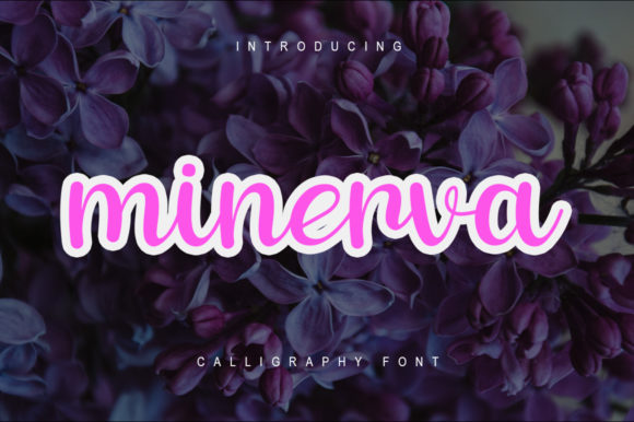 Minerva Font Poster 1