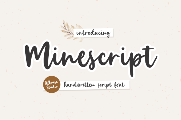 Minescript Font Poster 1