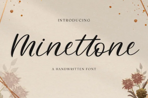 Minettone Font Minettone Font Poster 1