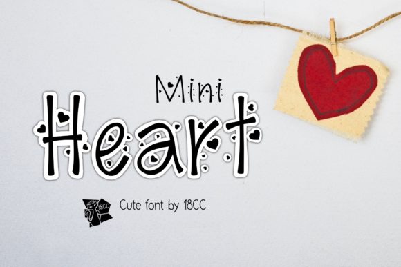 Mini Heart Font